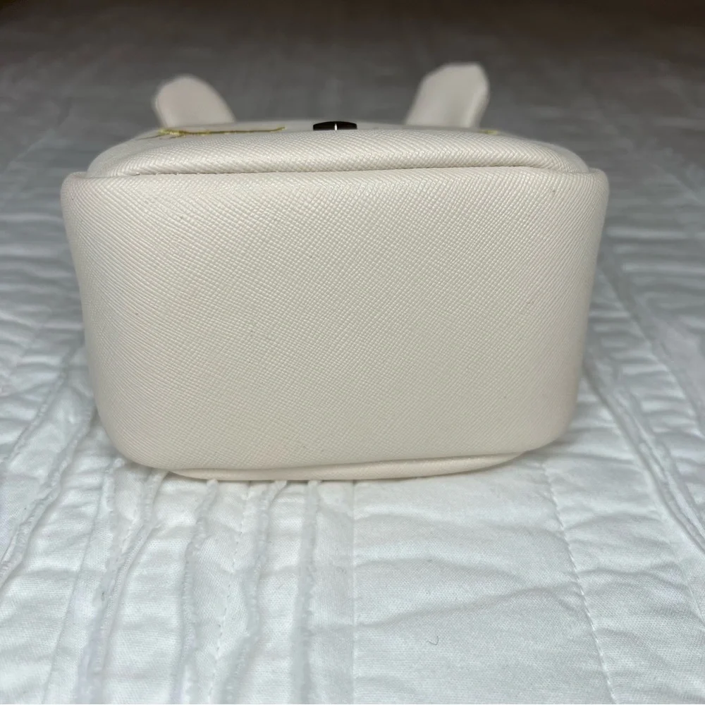 2/$30 Kitty Cosmetic Bag in Blush Pink Color with Gold Detail- Small